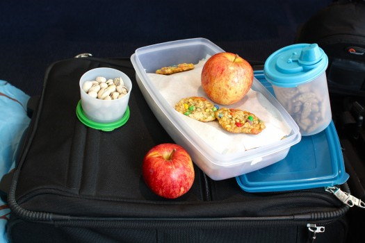 Eating healthy even on the plane!