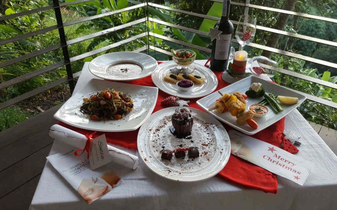 Vegan 5-Course Christmas Menu at Santosa Phuket