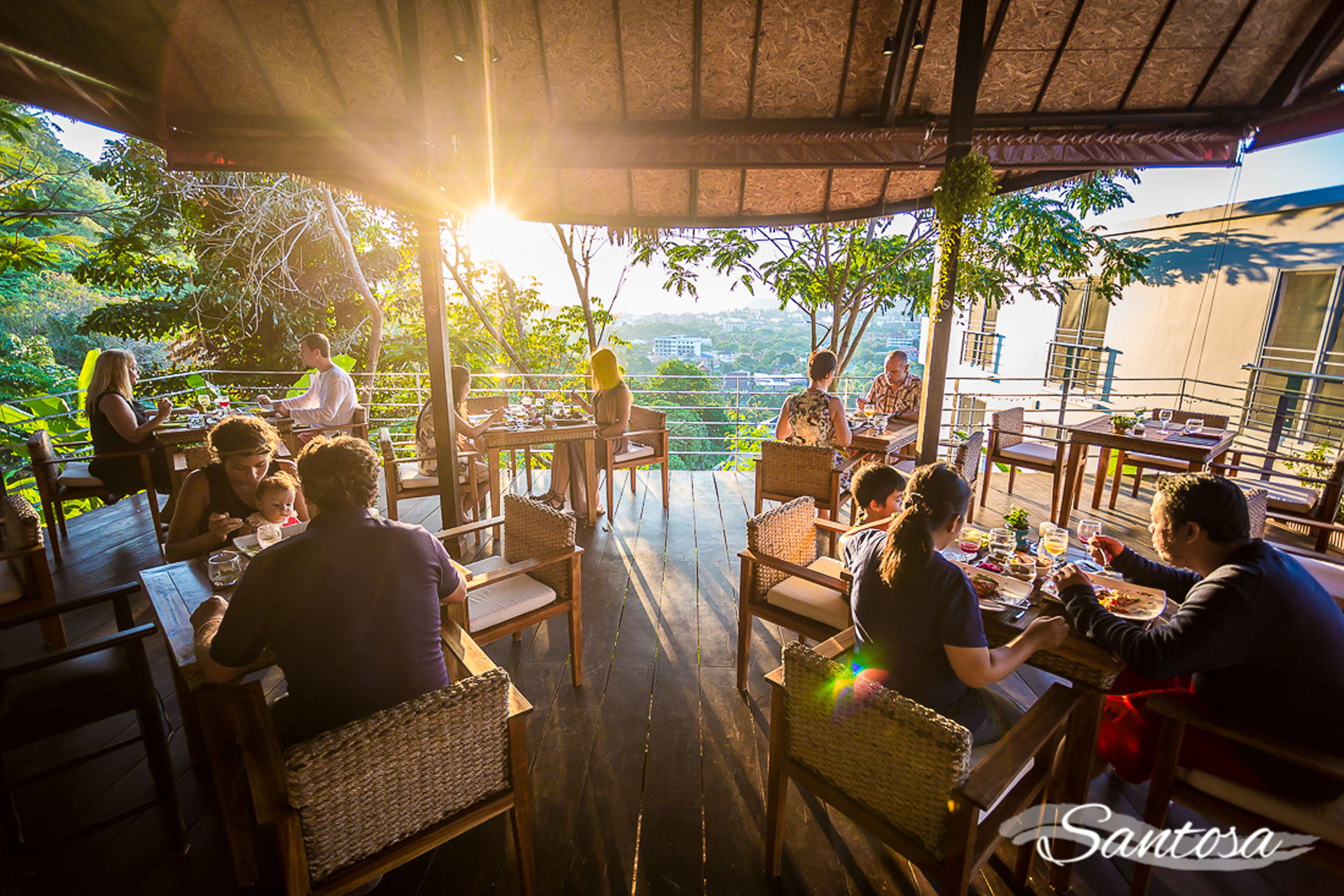 Santosa Resort Detox Wellness Spa Yoga Retreat Kata Beach Phuket Thailand RESORT Restaurant Header 1920x1024